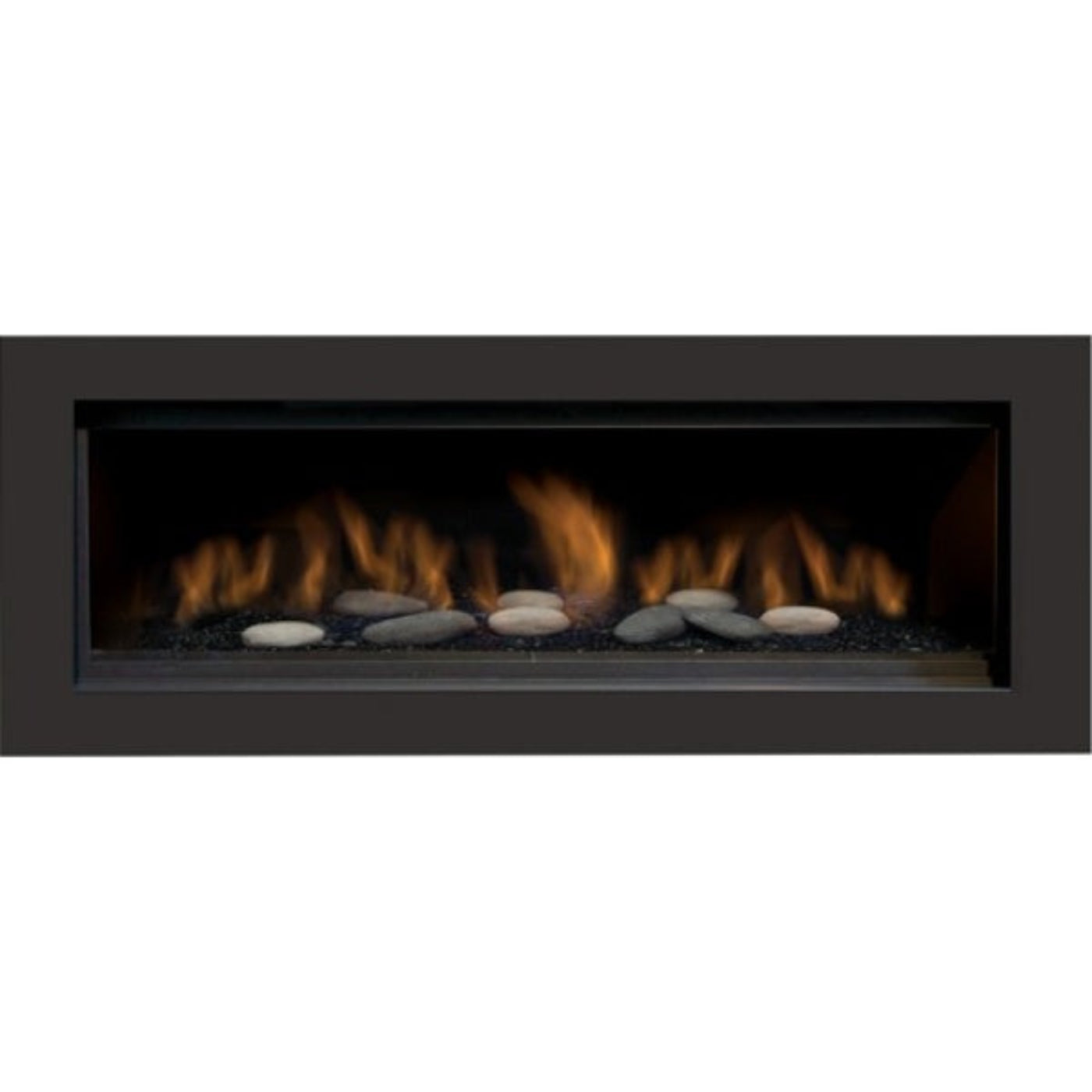 Sierra Flame" Natural Gas or Liquid Propane Direct Vent Linear Fireplace - AUSTIN-65G-NG-DELUXE