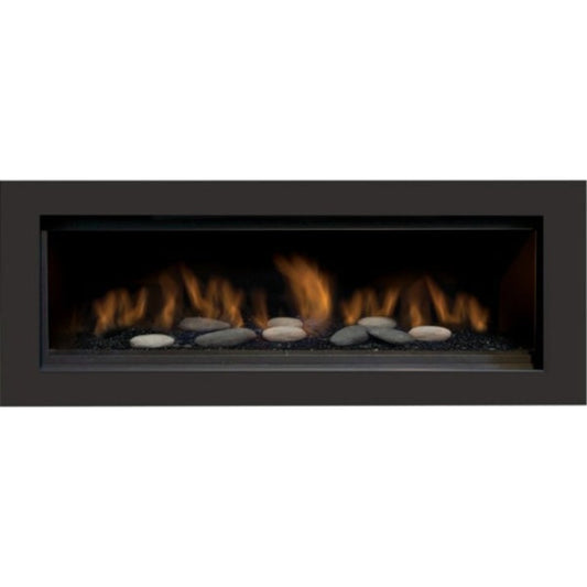 Sierra Flame" Natural Gas or Liquid Propane Direct Vent Linear Fireplace - AUSTIN-65G-NG-DELUXE