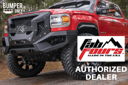 Fab Fours Red Steel DR06-RS1162-1 Dodge Ram 4500/5500 2006-2009 Front Bumper Winch Ready Pre-Runner Guard