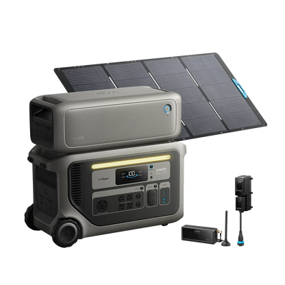 Aurora Generators    SOLIX F3000 + Expansion Battery + Power Saver Kit + 400W Solar Panel - B17821118