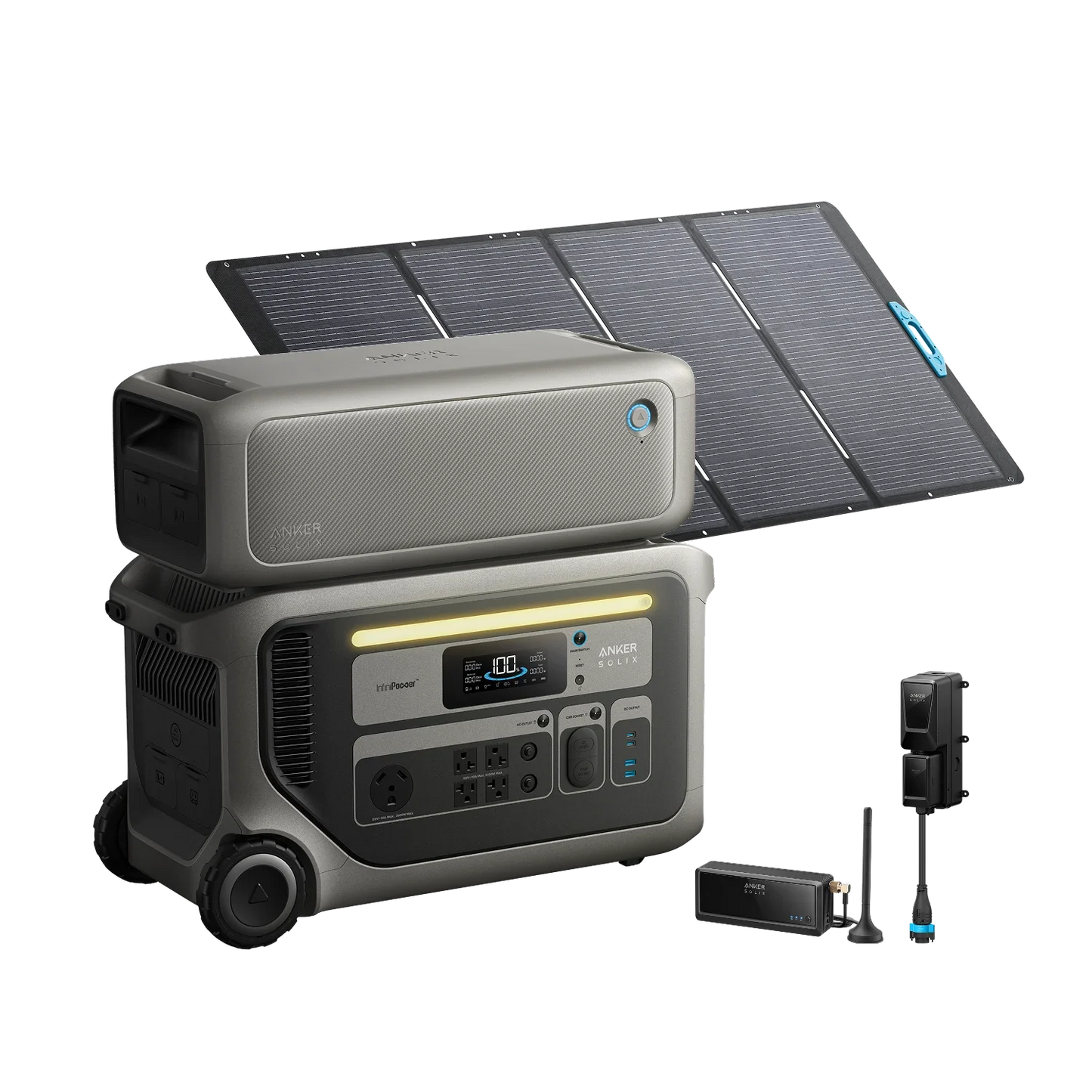 Aurora Generators    SOLIX F3000 + Expansion Battery + Power Saver Kit + 400W Solar Panel - B17821118