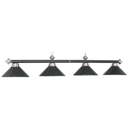 RAM Game Room 4LT-54″ Billiard Light-Leather/Black B78-LTHR BLK
