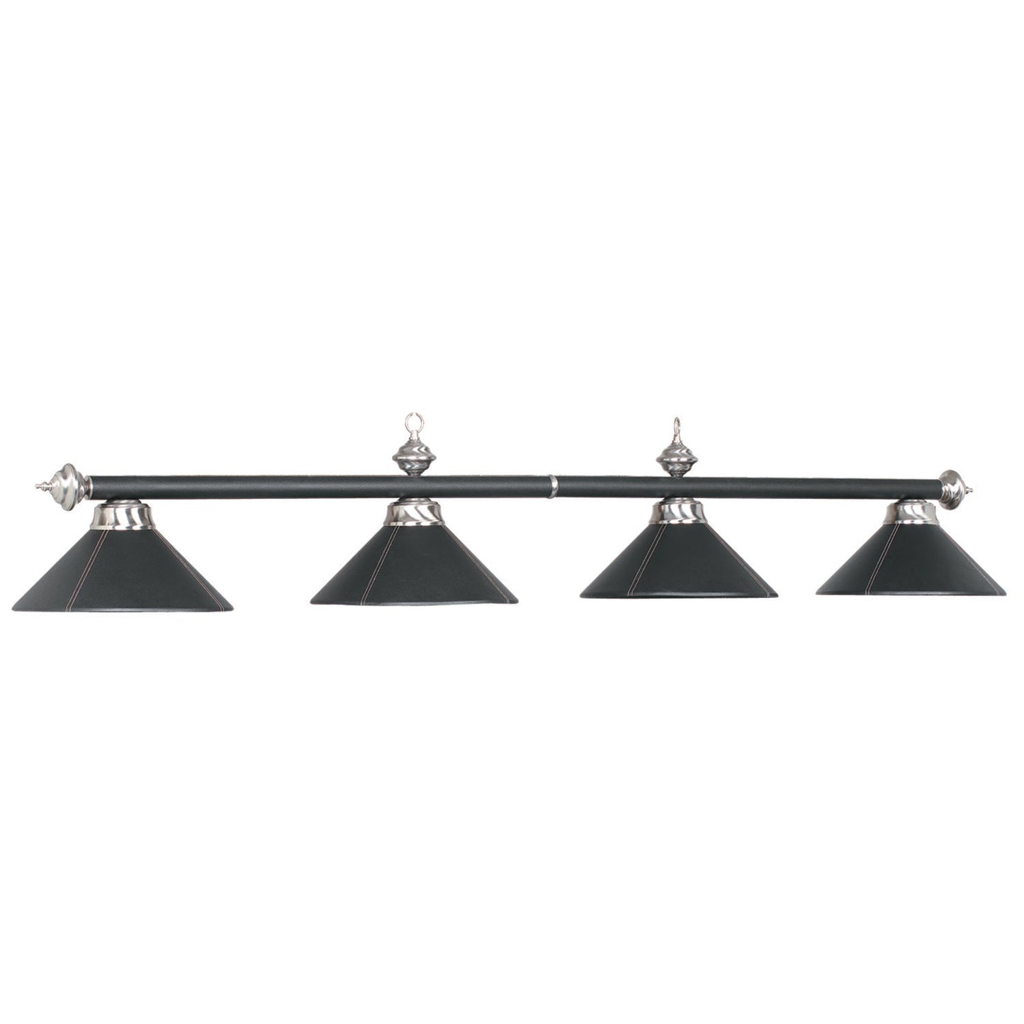 RAM Game Room 4LT-54″ Billiard Light-Leather/Black B78-LTHR BLK