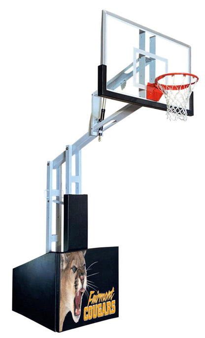Bison T-Rex Sport Portable Basketball Hoop - 60 Inch Glass - BA893G