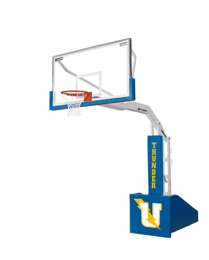 Bison T-Rex Competition Portable Basketball Hoop - 72 Inch Glass - BA898GBS