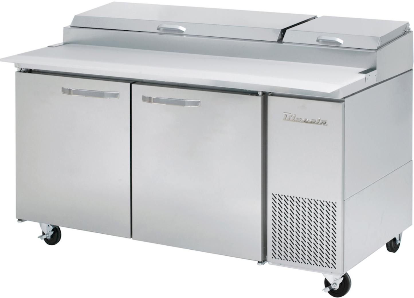 Blue Air BAPP67-HC | 67" Wide 2 Door Pizza Prep Table - BAPP67-HC