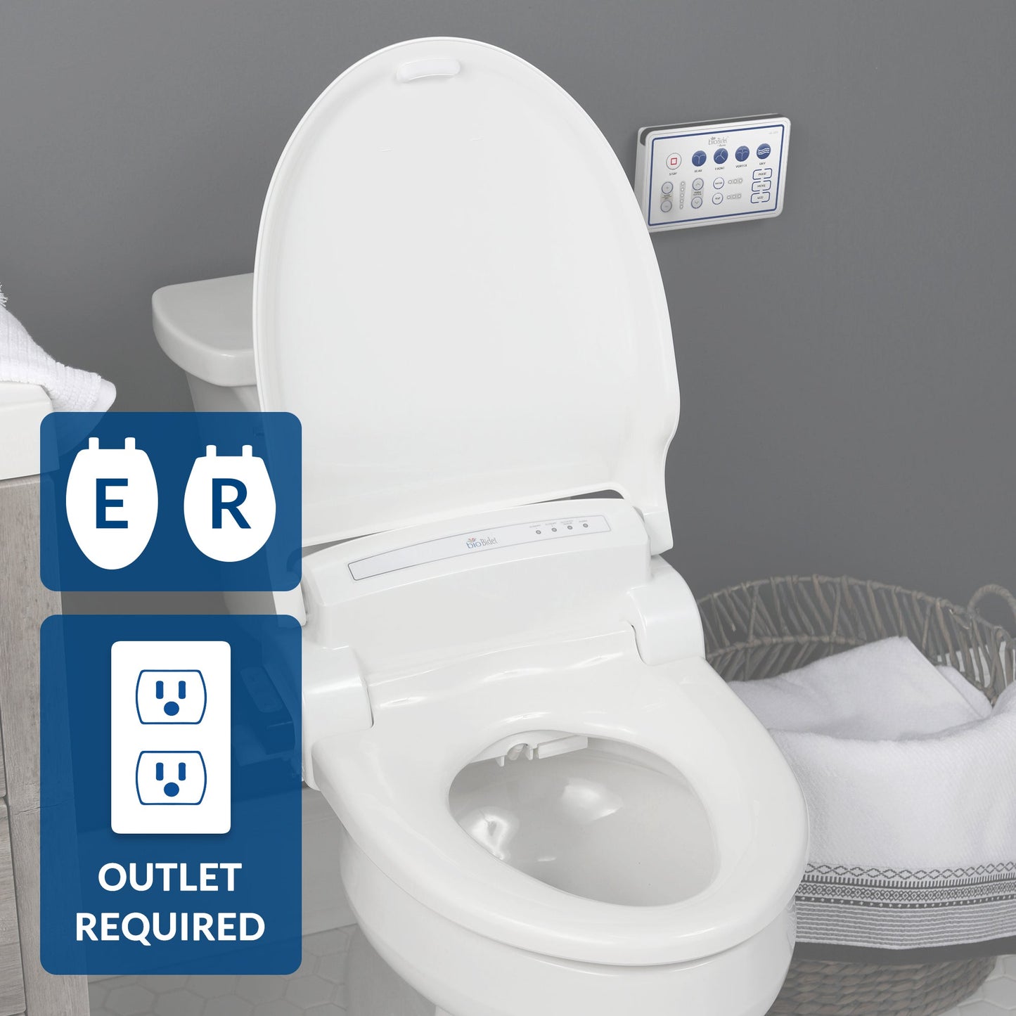 Bio Bidet BB-1000 Supreme Bidet Toilet Seat - 7ZBB1000E 000