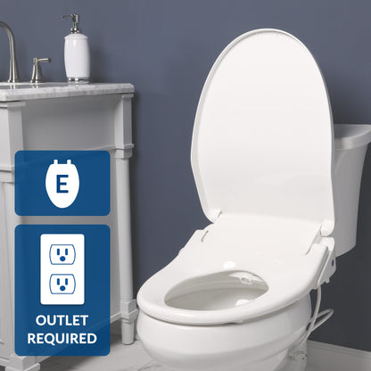Bio Bidet BB-1200 Elongated Bidet Toilet Seat with Bemis Living App - 7ZBB1200E 000
