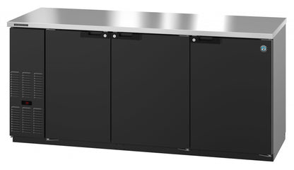Hoshizaki  | 80" Wide 3 Door Black Vinyl Back Bar - BB80