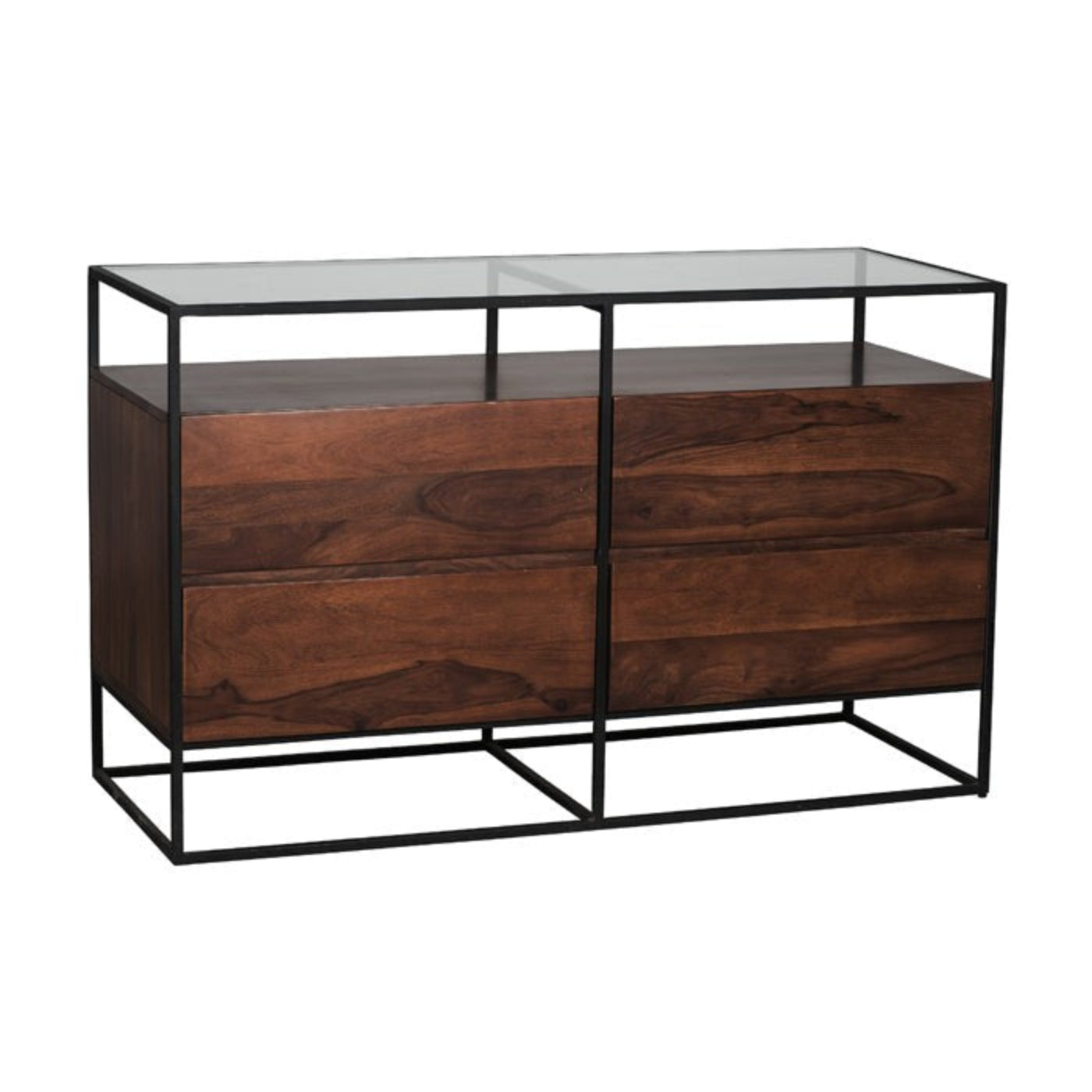 Union Home Bedford Light Brown 4 Drawer  - BDM00039
