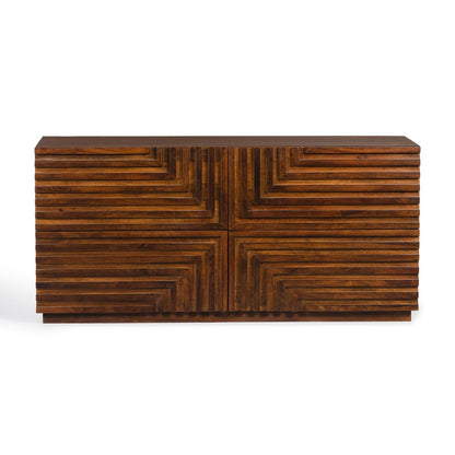 Union Home Maze Wood Low Dresser  - BDM00047