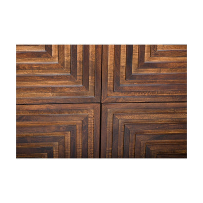 Union Home Maze Wood Low Dresser  - BDM00047