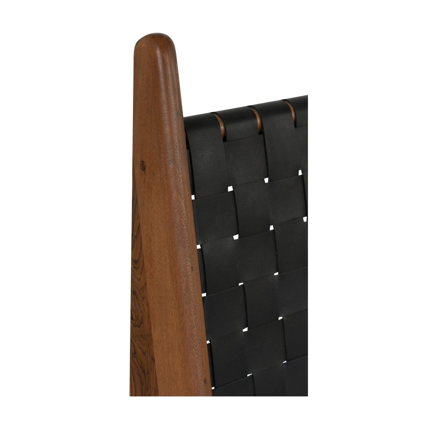 Union Home Cove King Bed - Black Leather - BDM00061