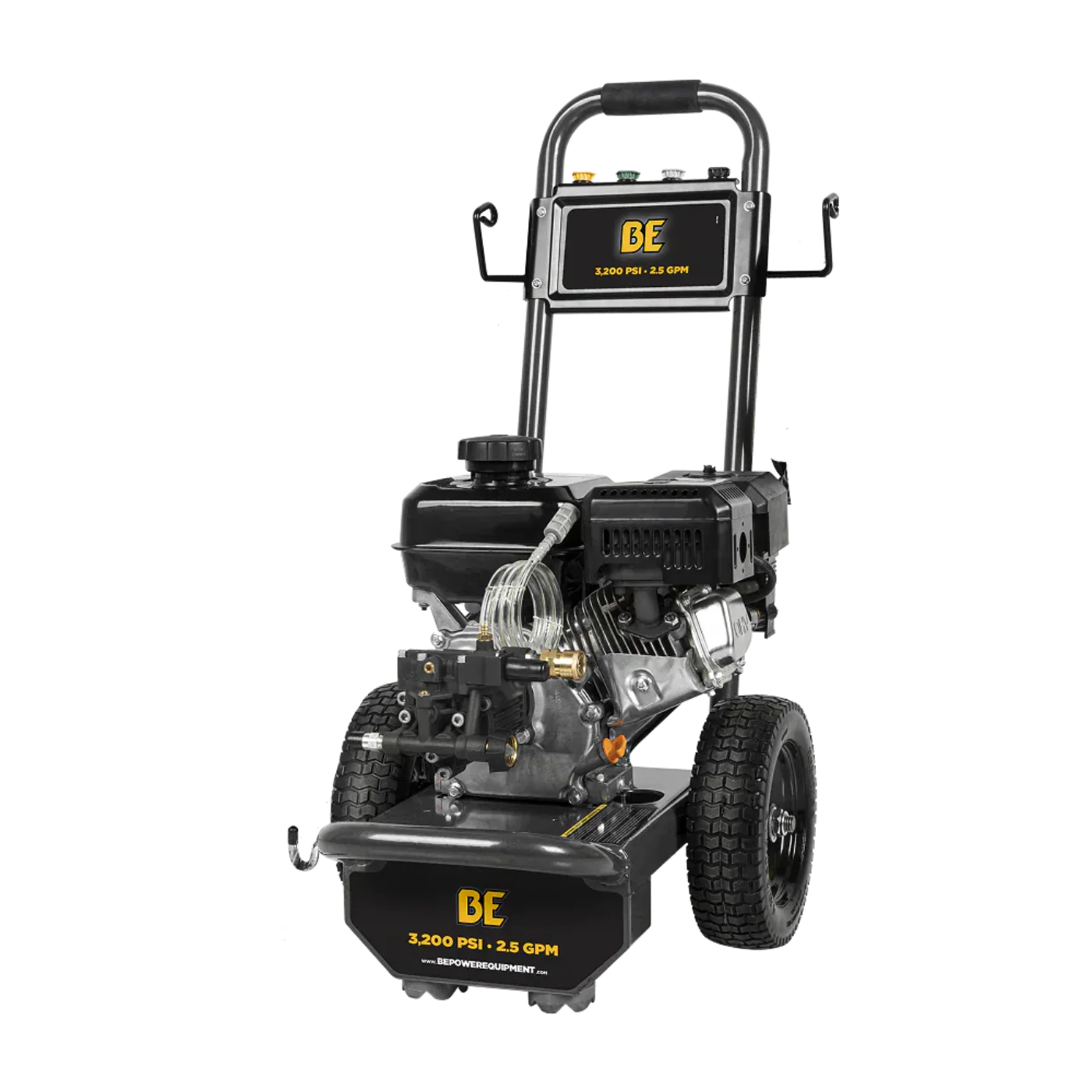 BE Power Equipment 3,800 PSI 2.5 GPM Cold Water Gas Pressure Washer - B3875PA