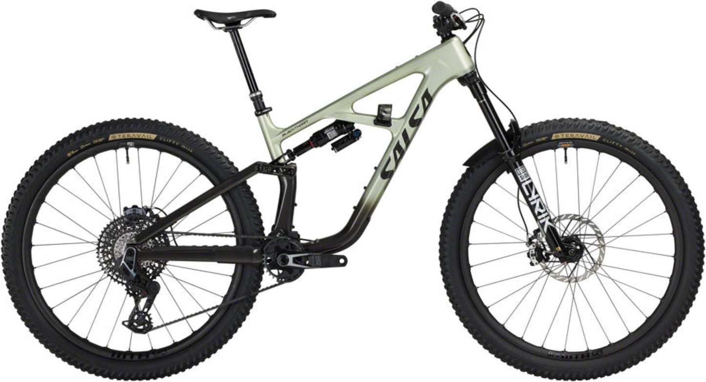 NEW* Salsa Blackthorn 145 C X0 AXS Transmission Full Suspension All-Mountain Bike - 29", Carbon, Coffee Black / Sage, SM, GRADE A - LIKE NEW - 210000074571