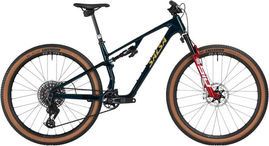 DEMO Salsa Spearfish C Deluxe XO AXS Transmission Full Suspension XC Mountain Bike - 29", Carbon, Midnight Carbon, MD, GRADE B - 210000074583