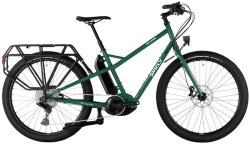 NEW Surly Skid Loader Cargo Ebike - 27.5'', Steel, Illegal Smile Green - 210000069461