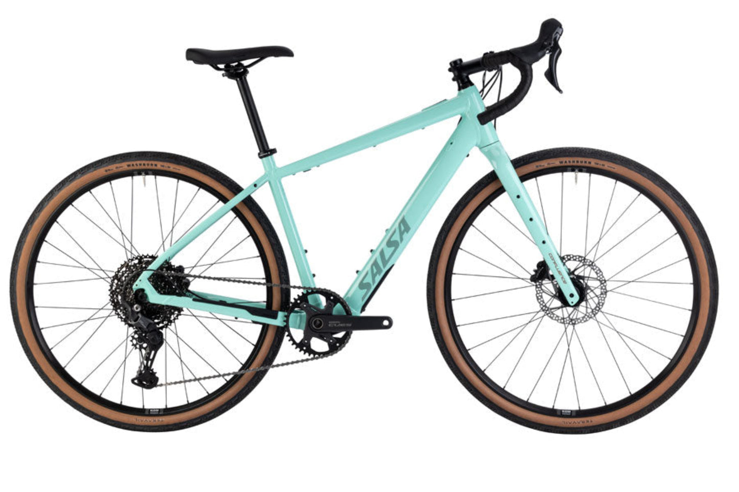 NEW Salsa Confluence Drop Bar CUES 11 Gravel eBike - 700c, Aluminum, Spearmint Green - 210000074636