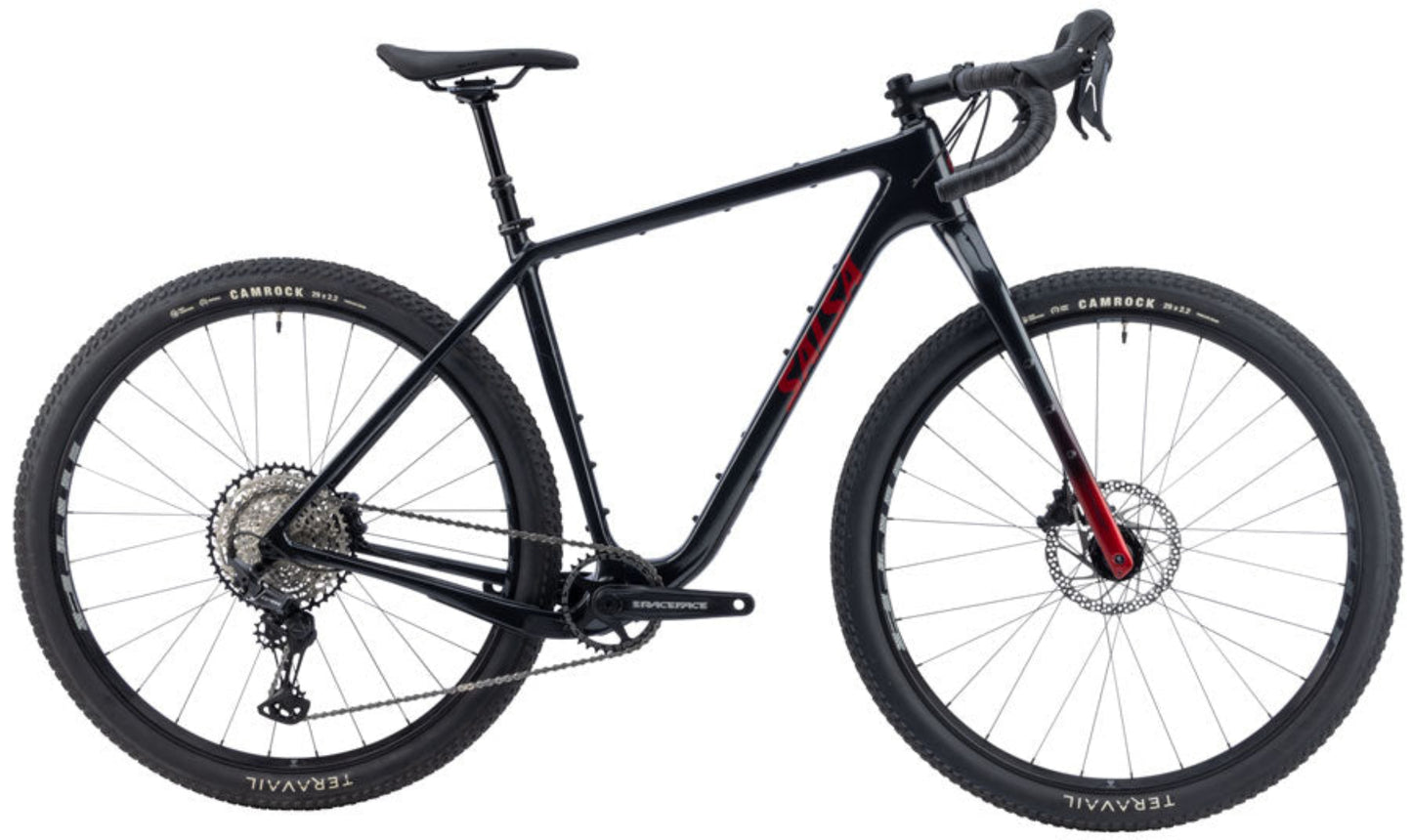 NEW Salsa Cutthroat C GRX 610 1x12 Adventure / Bikepacking Bike - 29", Carbon, Smoke Black - 210000073939