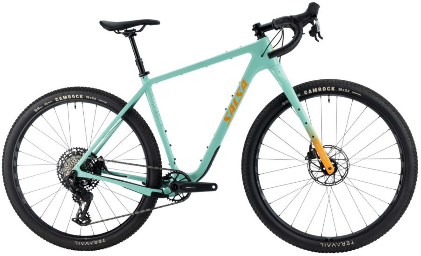 NEW Salsa Cutthroat C Apex S1000 AXS Transmission Adventure / Bikepacking Bike - 29", Carbon, Spearmint Green - 210000073931
