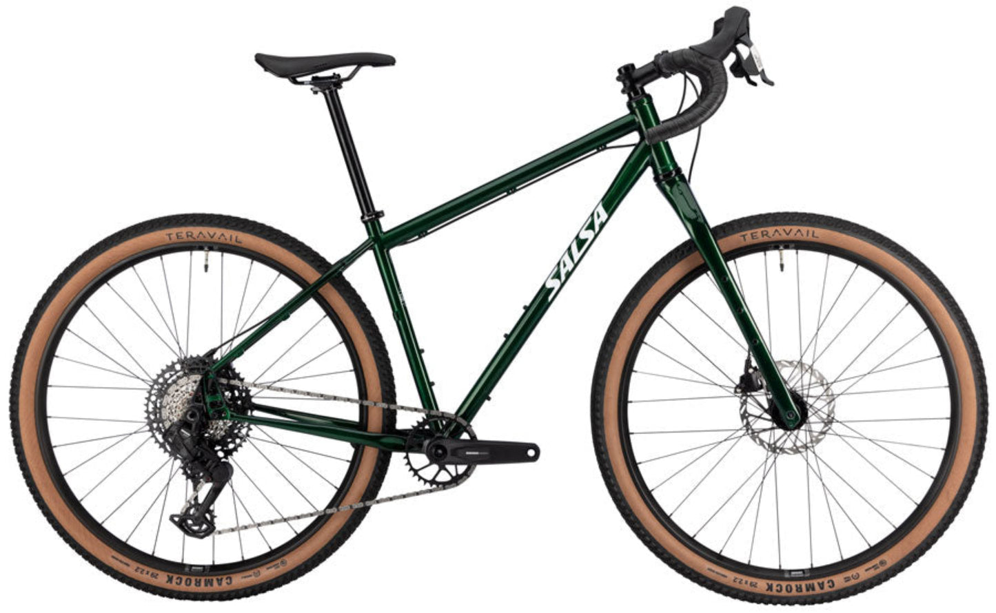 NEW Salsa Fargo Apex AXS Transmission Adventure / Bikepacking Bike - 29", Steel, Peat Moss - 210000073911