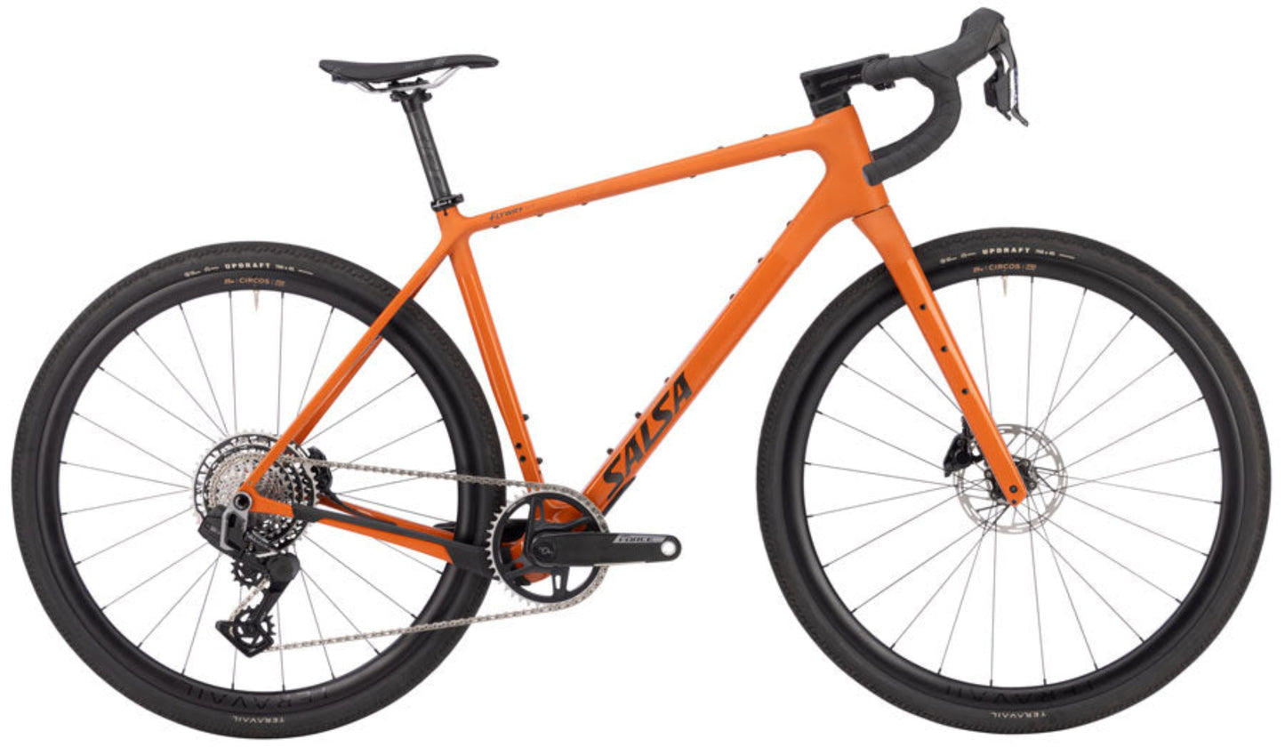 NEW Salsa Flyway C DLX Force XPLR AXS 13 Gravel / All-Road Bike - 700c, Carbon, Amber - 210000073848
