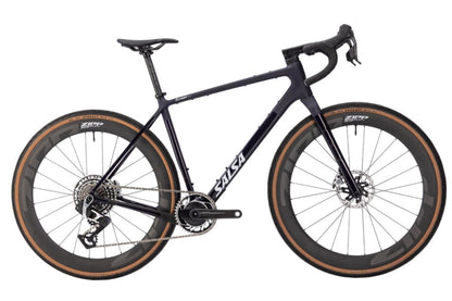 NEW Salsa Flyway C DLX RED XPLR AXS 13 Gravel / All-Road Bike - 700c, Carbon, Midnight, X-Small - 210000073865