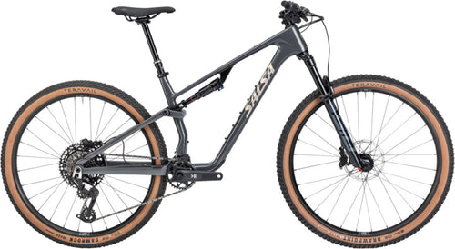 NEW Salsa Spearfish C Eagle 90 Full Suspension XC Mountain Bike - 29", Carbon, Graphite Gray - 210000074697