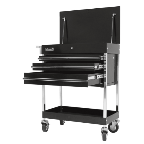 Homak  34" Professional 3 Drawer Service Cart - BK05500200