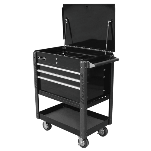 Homak 35" Professional 4 Drawer Service Cart - BK06032000