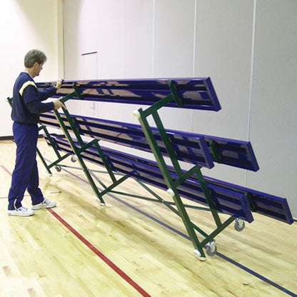 Bleacher - 15 ft. (3 Row - Single Foot Plank) -Tip & Roll - BLCH-3TRG