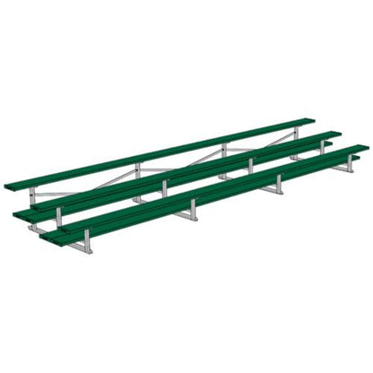 Bleacher 3 Row 21' All Aluminum Preferred - BLDP-321AL