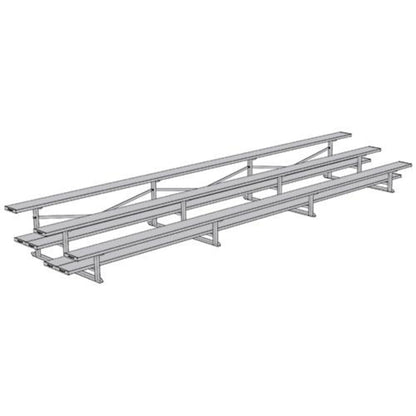 Bleacher 3 Row 21' All Aluminum Preferred - BLDP-321AL