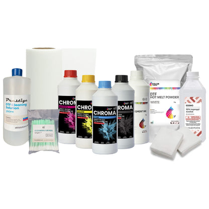 DTF Station Bundle with Chroma Inks - 13.78" Quick Glide Roll - BNDL-DTFS-SPLY-CPC-13R