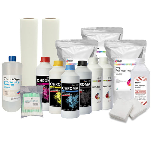 DTF Station Bundle with Chroma Inks - 23.62" Quick Glide Roll - BNDL-DTFS-SPLY-CPC-24R