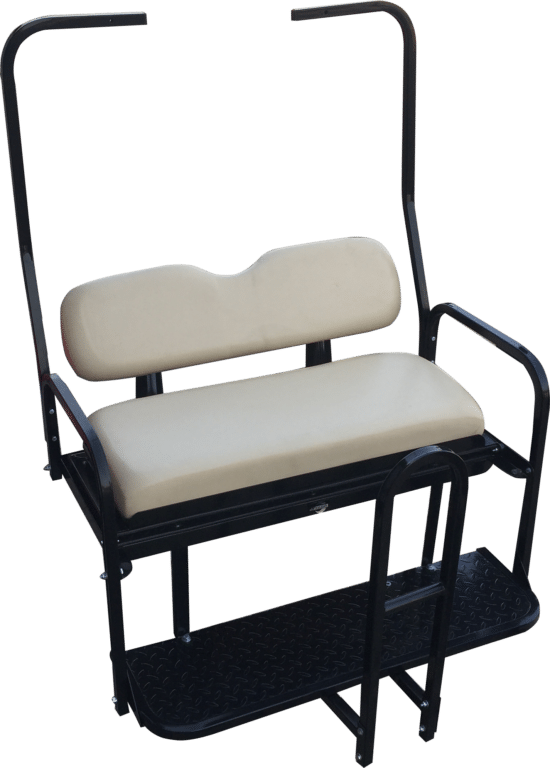 NOMAD Rear Flip Seat – Club Car DS (1982-2000.5) / Buff Cushion Set