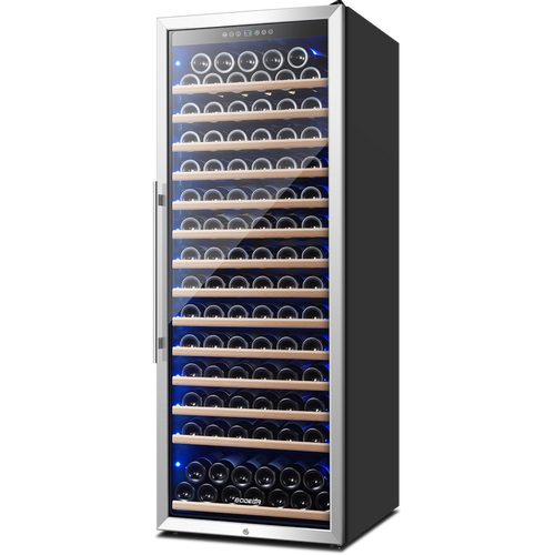 BODEGAcooler 24" Free Standing 154 Bottles Wine Cooler Single Zone - 408A
