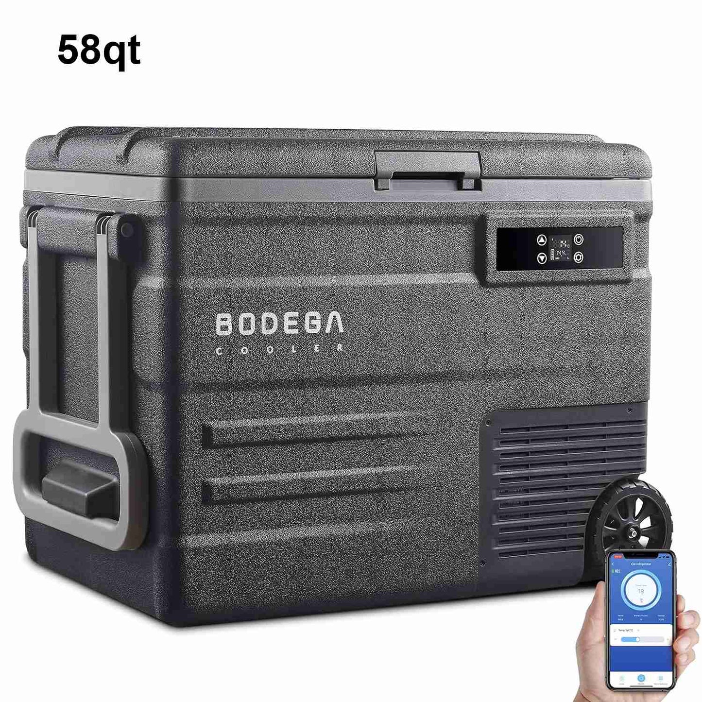 BODEGAcooler Single Zone Portable Freezer on Wheels 78qt