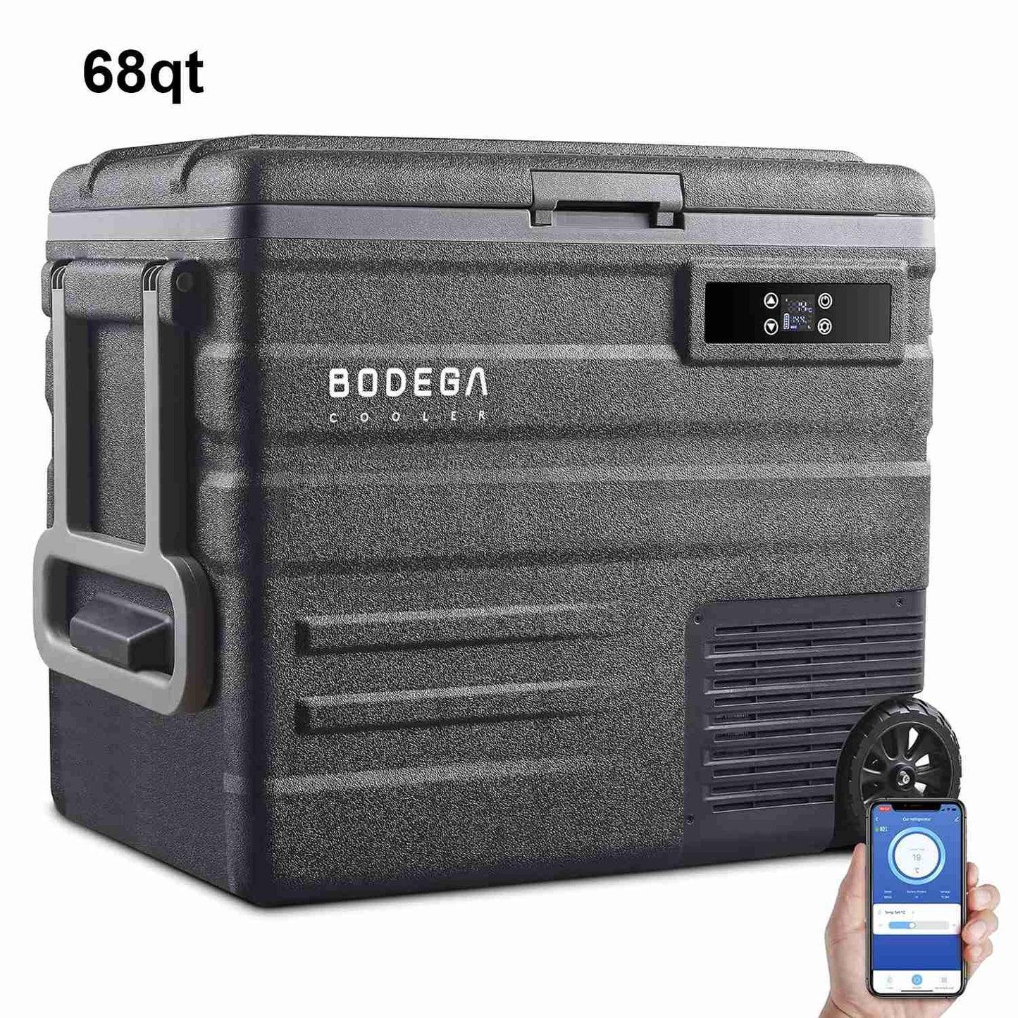BODEGAcooler Single Zone Portable Freezer on Wheels 78qt