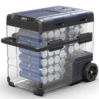 BODEGAcooler Car Fridge Dual Door Dual Zone 59QT