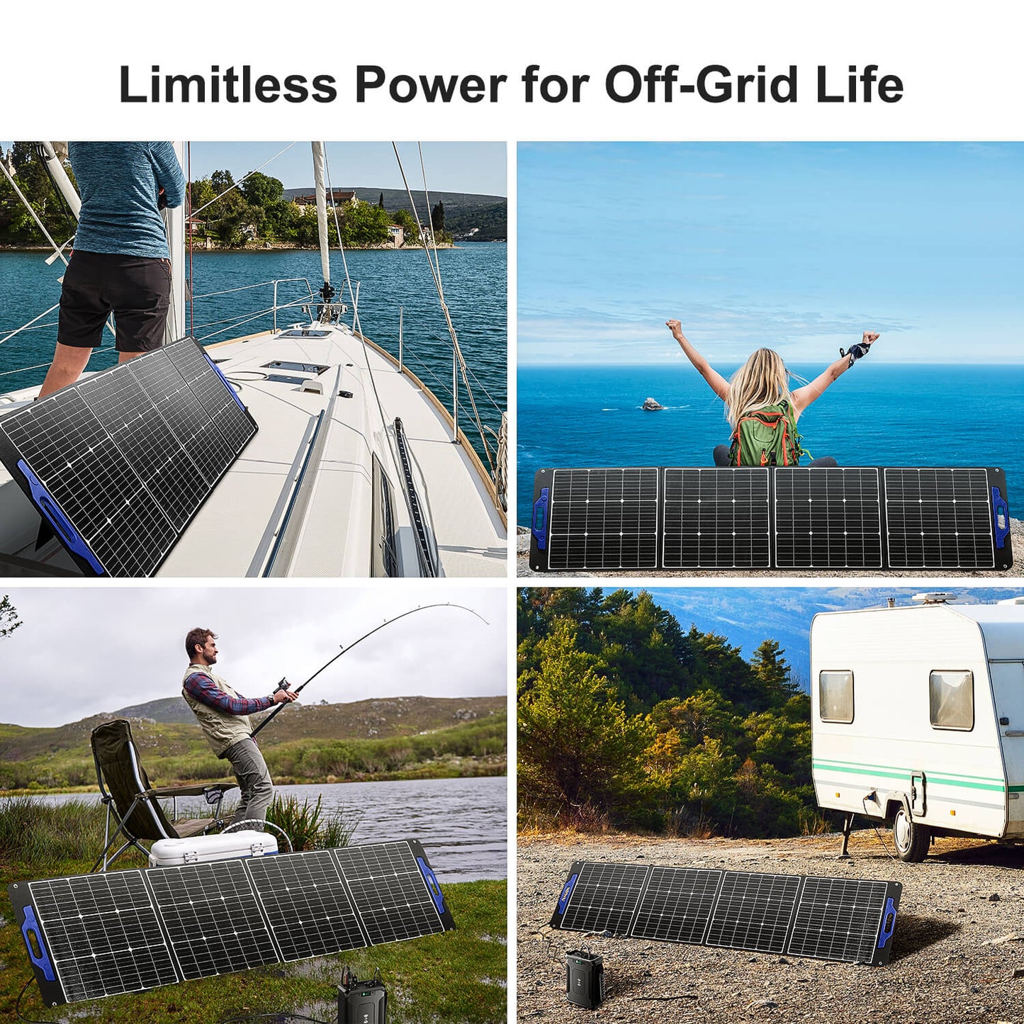 BODEGAcooler 200W Portable Solar Panel Eco-Friendly Source - GSM-200W