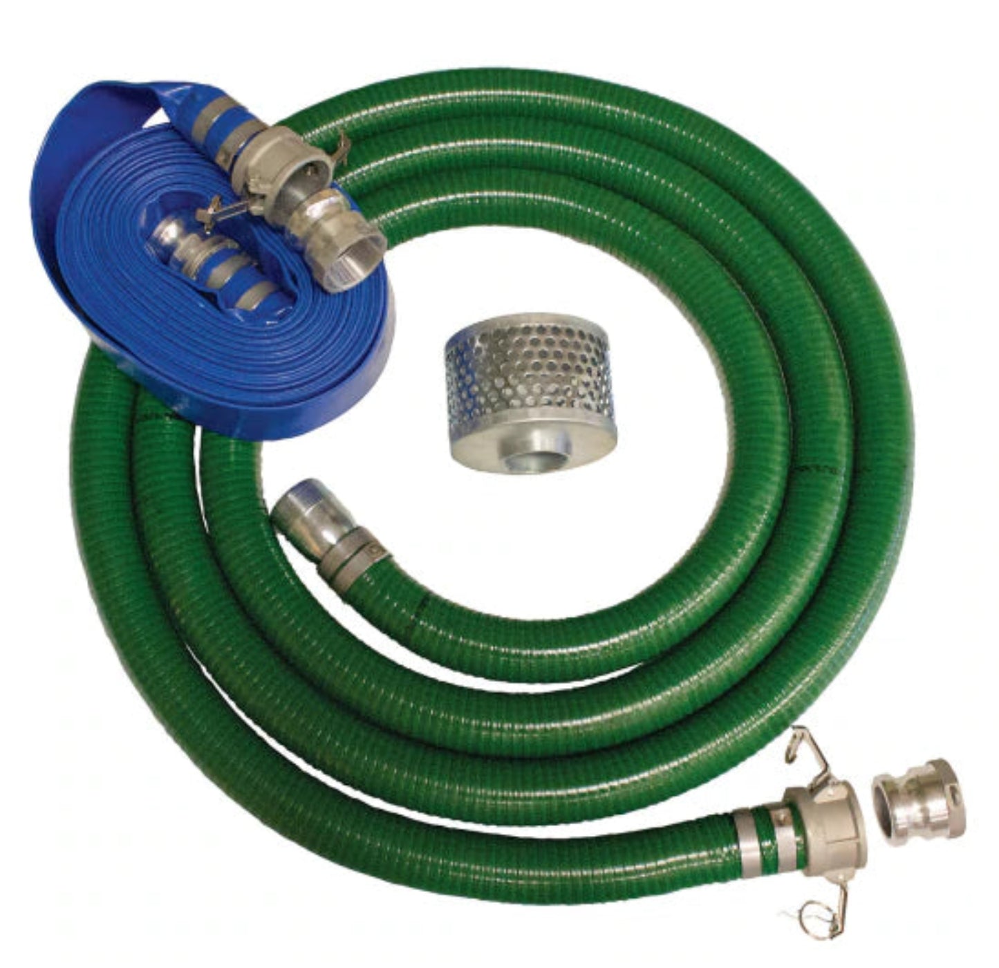 Brave 3" Transfer Pump Hose Kit w/Quick Connect Couplers  - BRHK3