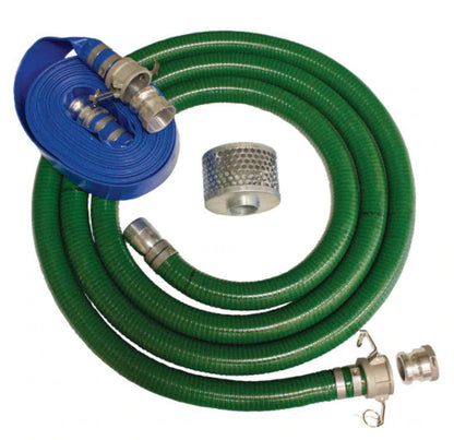 Brave 3" Transfer Pump Hose Kit w/Quick Connect Couplers  - BRHK3