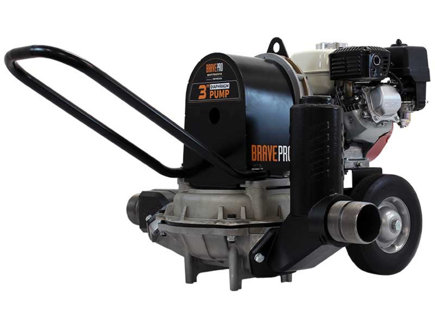 Brave Pro 89 GPM 3" Self-Priming Diaphragm Water Pump  - BRP750DP3
