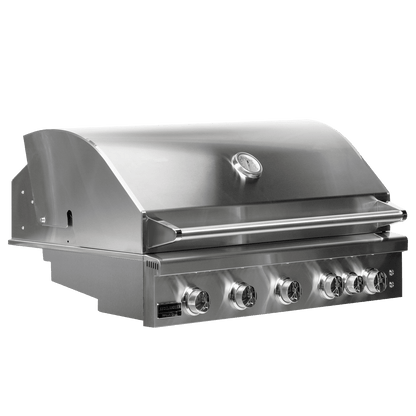 Broilmaster 40-Inch 5-Burner Premium Natural Gas Grill in Stainless Steel  - BSB405N