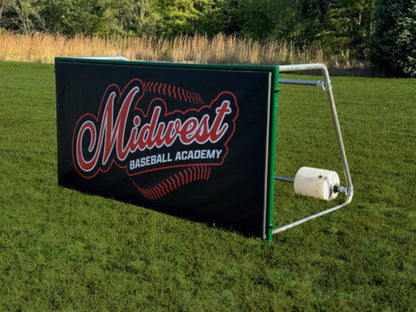 Bison Portable Sports Fencing - Graphic Padded - BBSB4X8SFG