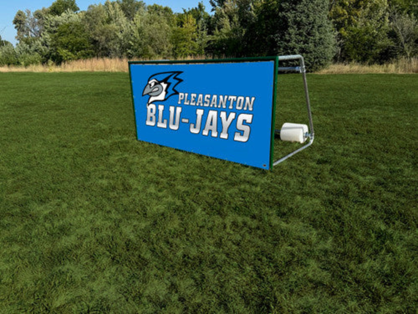 Bison Portable Sports Fencing - Graphic Windscreen - BBSB4X8SFGW