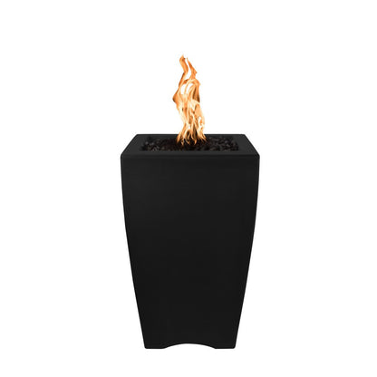 Baston Concrete Fire Pillar Black