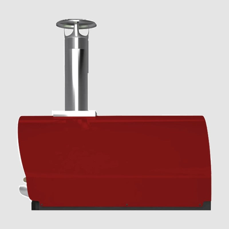 Belforno Countertop Grande Gas-Fired Pizza Oven-Red Side