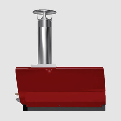 Belforno Countertop Piccolo Wood-Fired Pizza Oven - Red Side